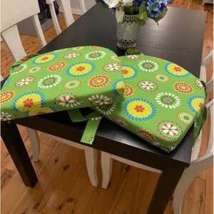 Colorful Floral Seat Cushions